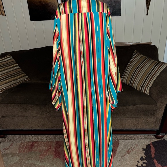 Lucky & Blessed • Size 3X • Boho • Dress/Cardigan Vest Set • Multi-Colors - Picture 6 of 16